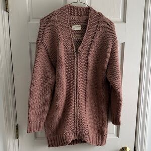 Jackson Rowe Zip-Front Cardigan, M